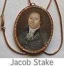 Jacob Stake locket labeled